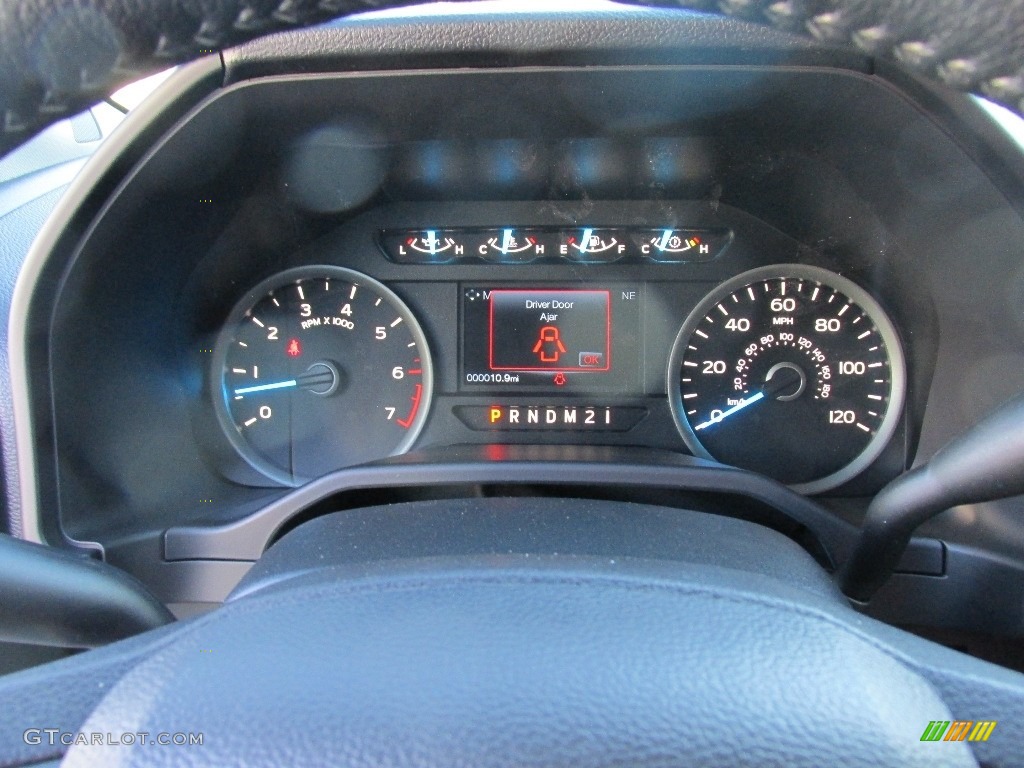 2016 F150 XLT SuperCrew - Blue Jeans / Medium Earth Gray photo #32