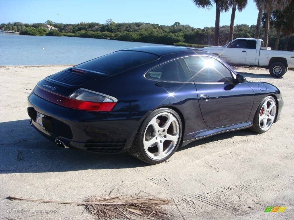 2003 911 Carrera 4S Coupe - Lapis Blue Metallic / Graphite Grey photo #7