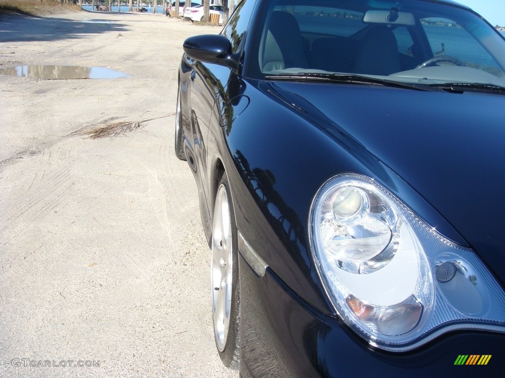 2003 911 Carrera 4S Coupe - Lapis Blue Metallic / Graphite Grey photo #9
