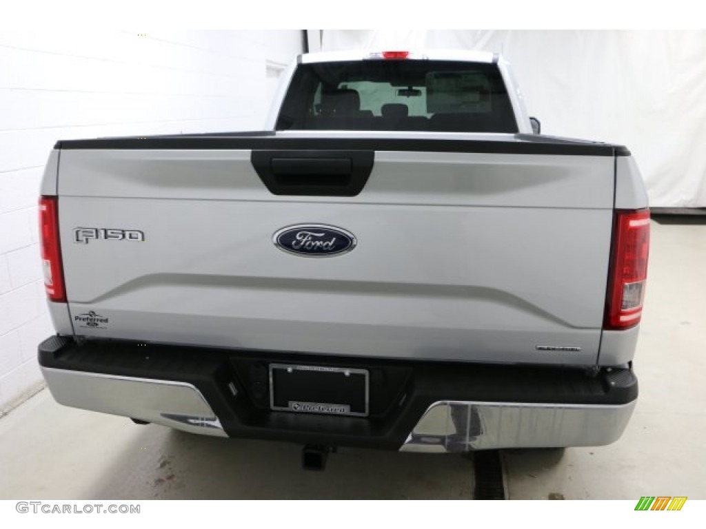 2016 F150 XLT SuperCab 4x4 - Ingot Silver / Medium Earth Gray photo #5