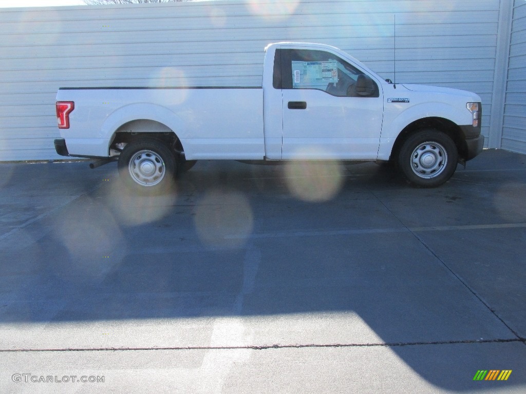 2016 F150 XL Regular Cab - Oxford White / Medium Earth Gray photo #4