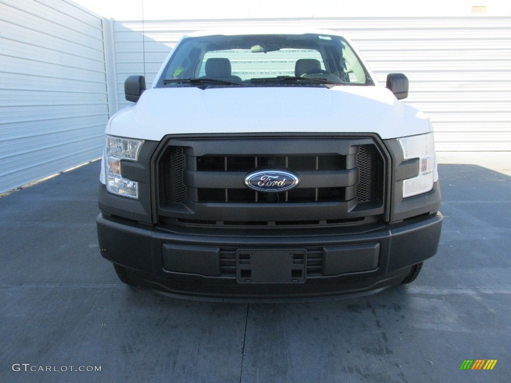 2016 F150 XL Regular Cab - Oxford White / Medium Earth Gray photo #9