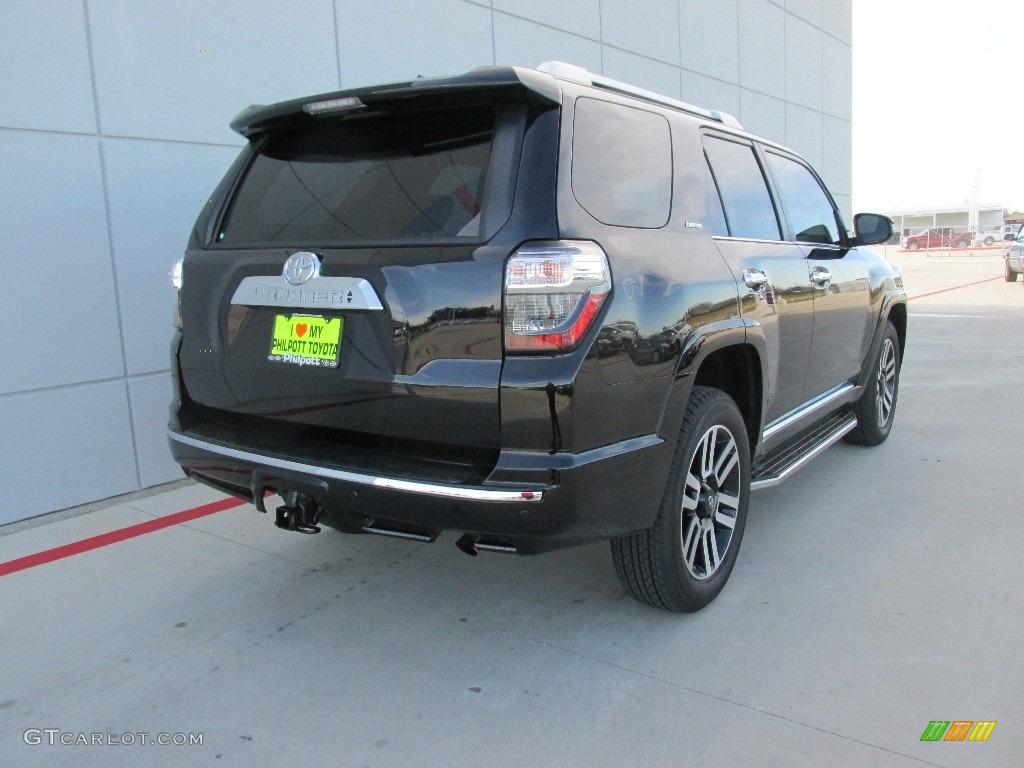 2016 4Runner Limited 4x4 - Midnight Black Metallic / Black photo #4