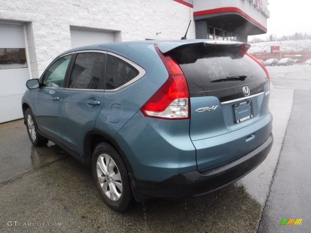 2014 CR-V EX AWD - Mountain Air Metallic / Beige photo #7