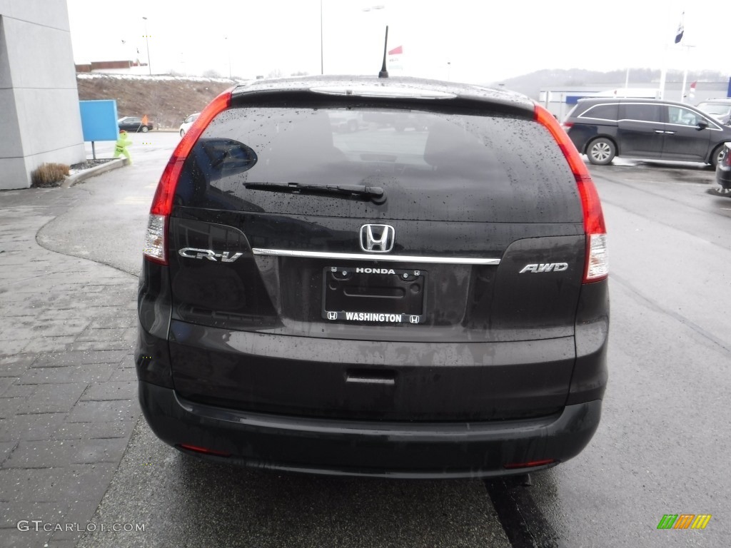 2013 CR-V EX AWD - Kona Coffee Metallic / Black photo #9