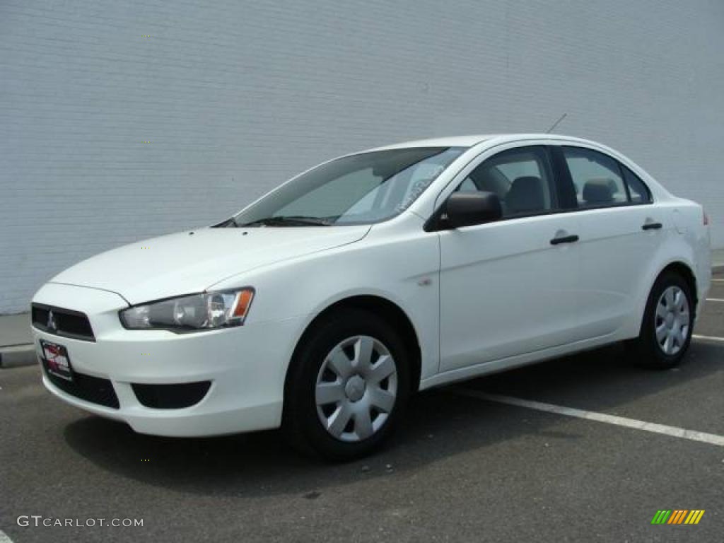 Wicked White Mitsubishi Lancer