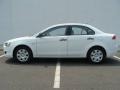 2008 Wicked White Mitsubishi Lancer DE  photo #3