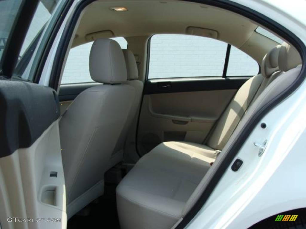 2008 Lancer DE - Wicked White / Beige photo #7