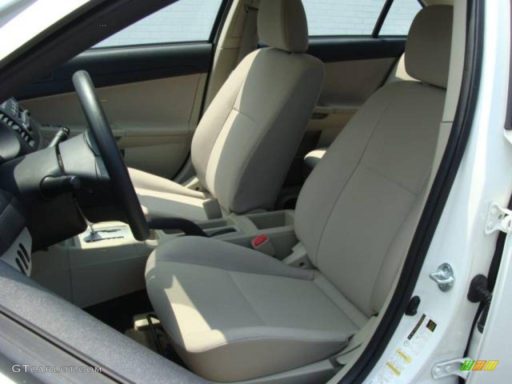 2008 Lancer DE - Wicked White / Beige photo #10