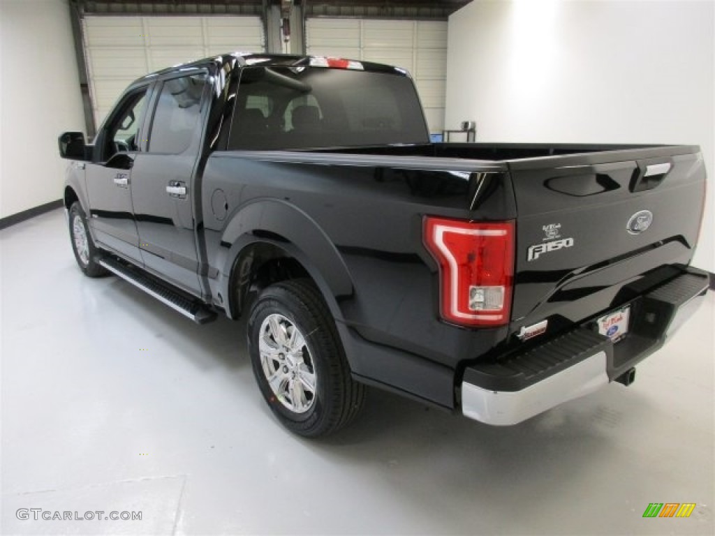 2016 F150 XLT SuperCrew - Shadow Black / Medium Earth Gray photo #8