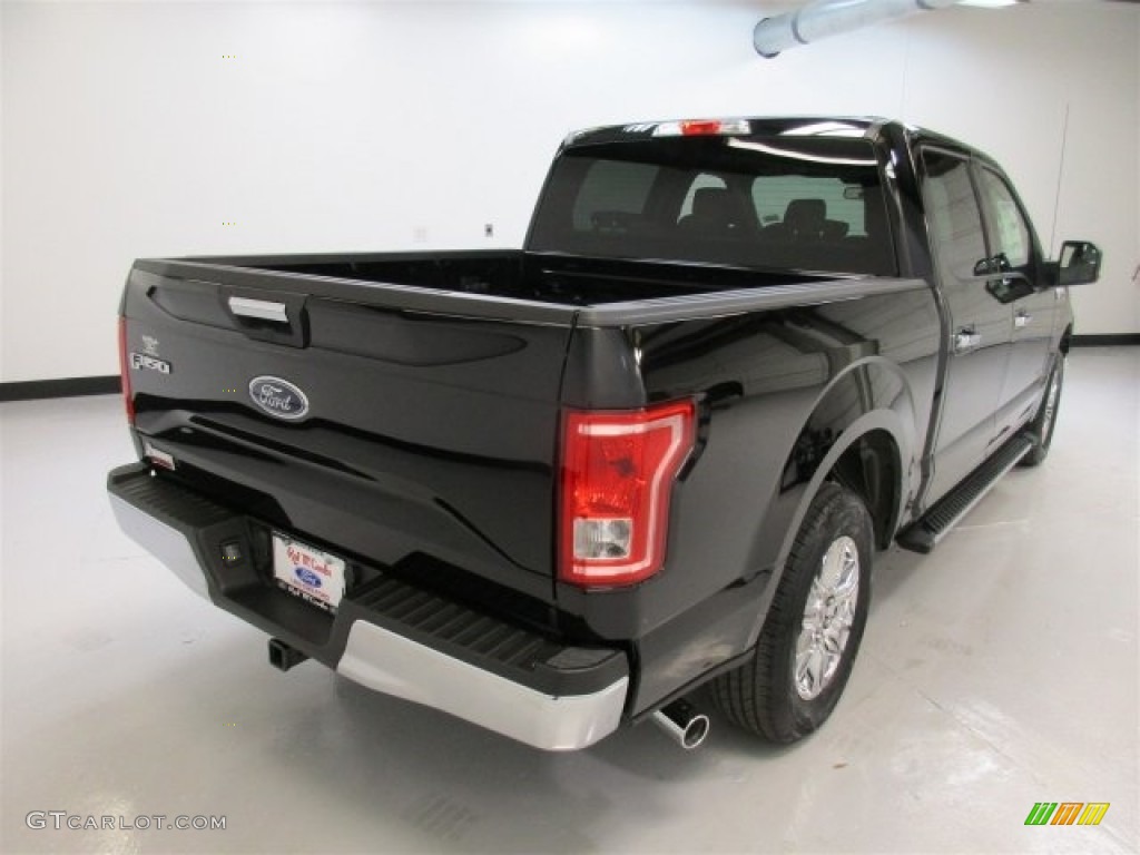 2016 F150 XLT SuperCrew - Shadow Black / Medium Earth Gray photo #10