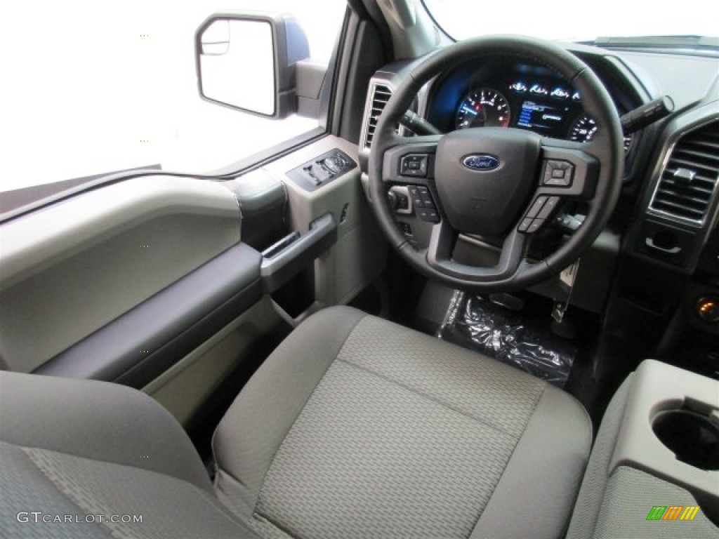 2016 F150 XLT SuperCrew - Shadow Black / Medium Earth Gray photo #13
