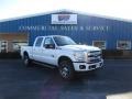 White Platinum Metallic 2016 Ford F250 Super Duty Platinum Crew Cab 4x4