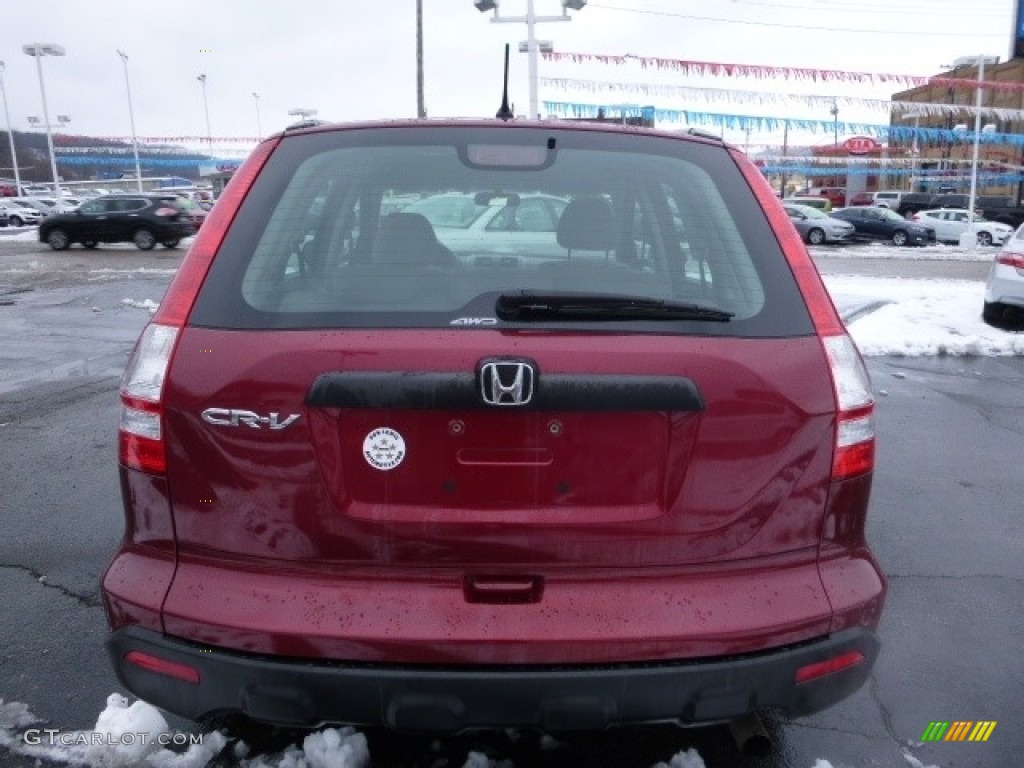 2008 CR-V LX 4WD - Tango Red Pearl / Gray photo #5