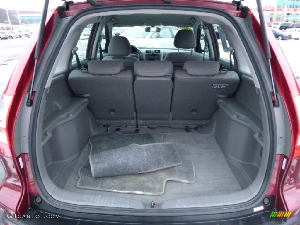 2008 CR-V LX 4WD - Tango Red Pearl / Gray photo #6