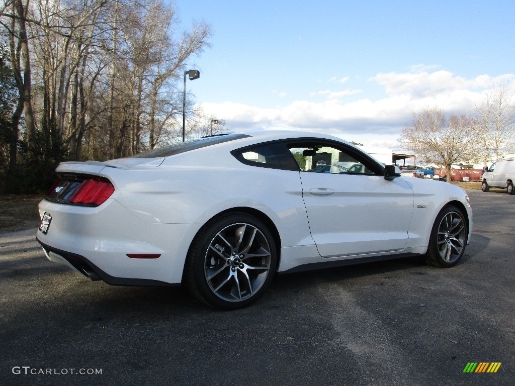 2016 Mustang GT Premium Coupe - Oxford White / Dark Saddle photo #3