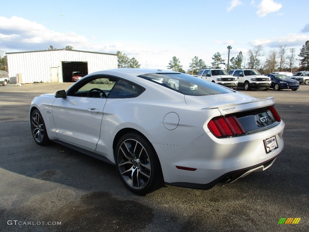 2016 Mustang GT Premium Coupe - Oxford White / Dark Saddle photo #5