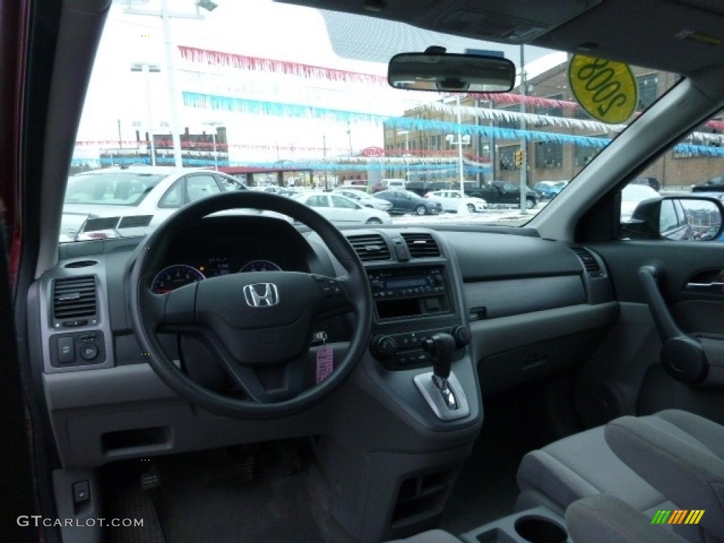 2008 CR-V LX 4WD - Tango Red Pearl / Gray photo #15