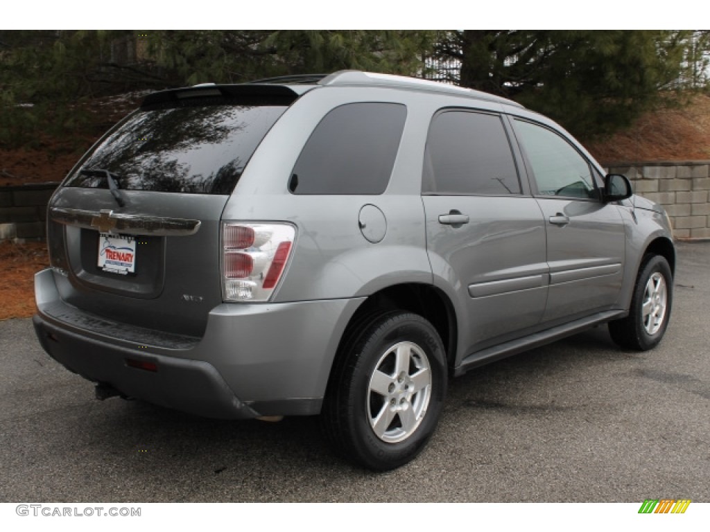 2005 Equinox LT AWD - Dark Silver Metallic / Light Gray photo #3