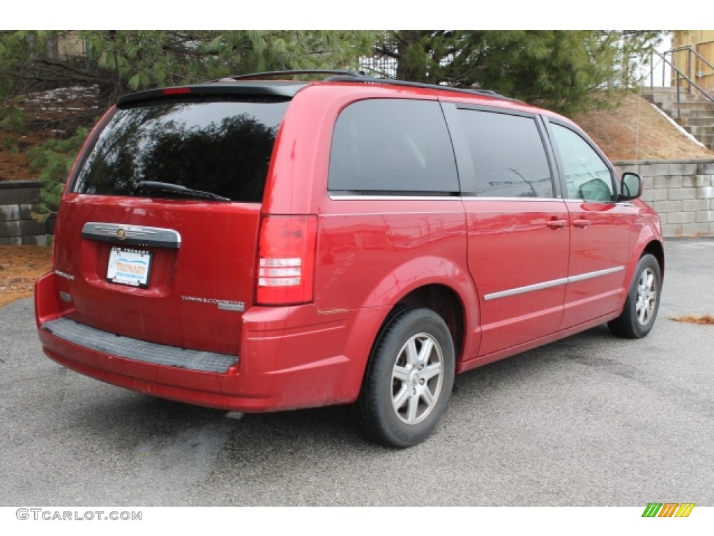 2010 Town & Country Touring - Inferno Red Crystal Pearl / Medium Slate Gray/Light Shale photo #3