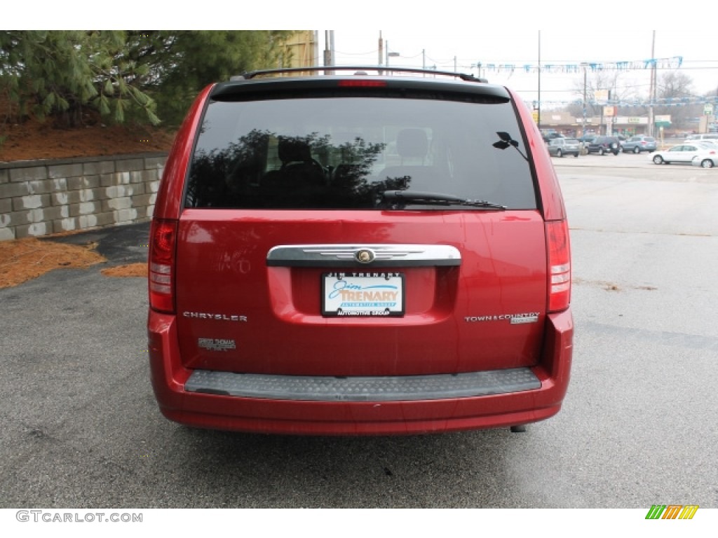 2010 Town & Country Touring - Inferno Red Crystal Pearl / Medium Slate Gray/Light Shale photo #6