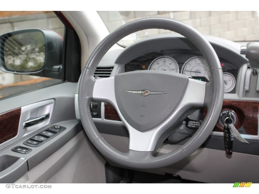2010 Town & Country Touring - Inferno Red Crystal Pearl / Medium Slate Gray/Light Shale photo #11