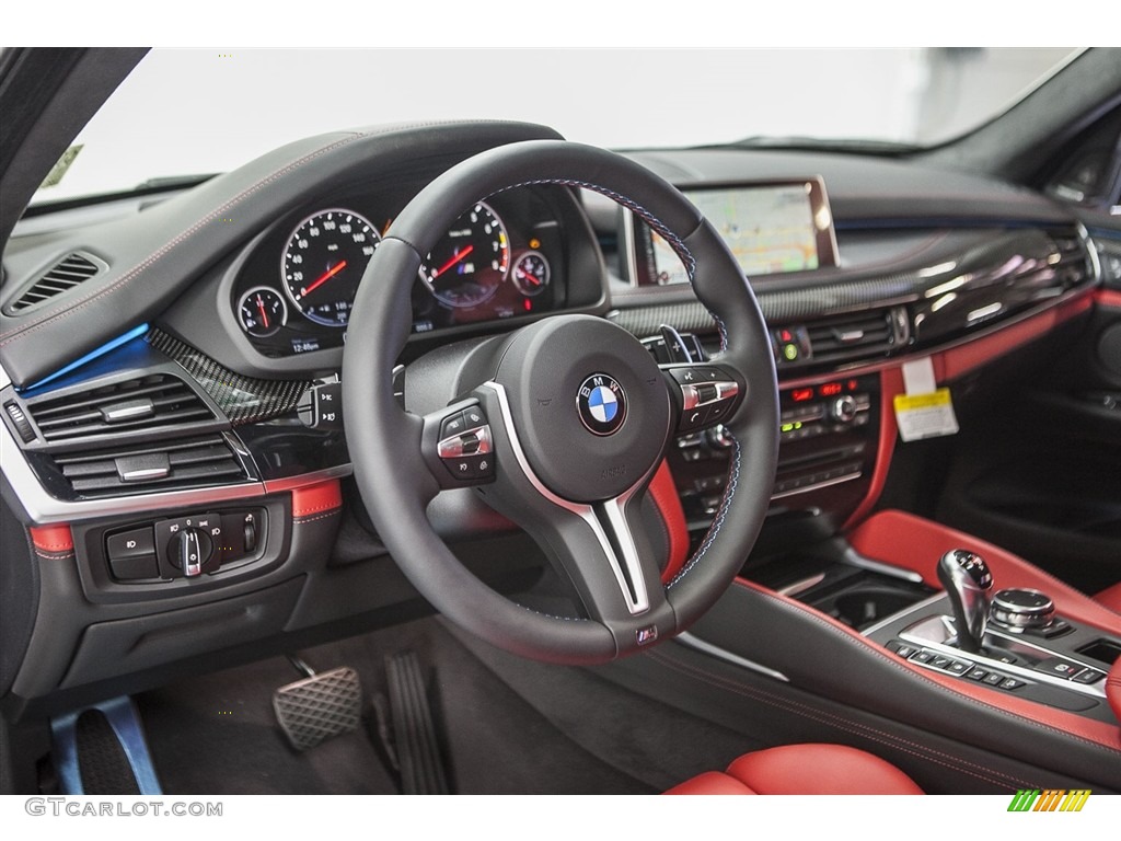 2016 BMW X5 M xDrive Mugello Red Dashboard Photo #110849963