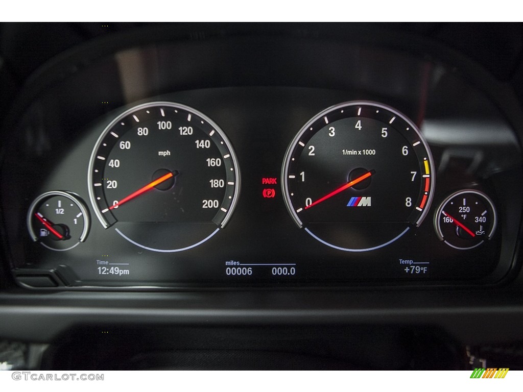2016 BMW X5 M xDrive Gauges Photo #110850014