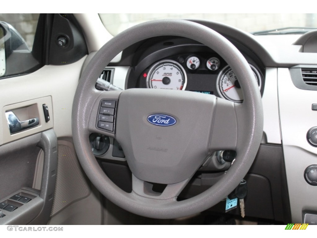 2008 Focus SE Sedan - Vista Blue Metallic / Medium Stone photo #11