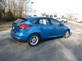 2016 Blue Candy Ford Focus SE Hatch  photo #3