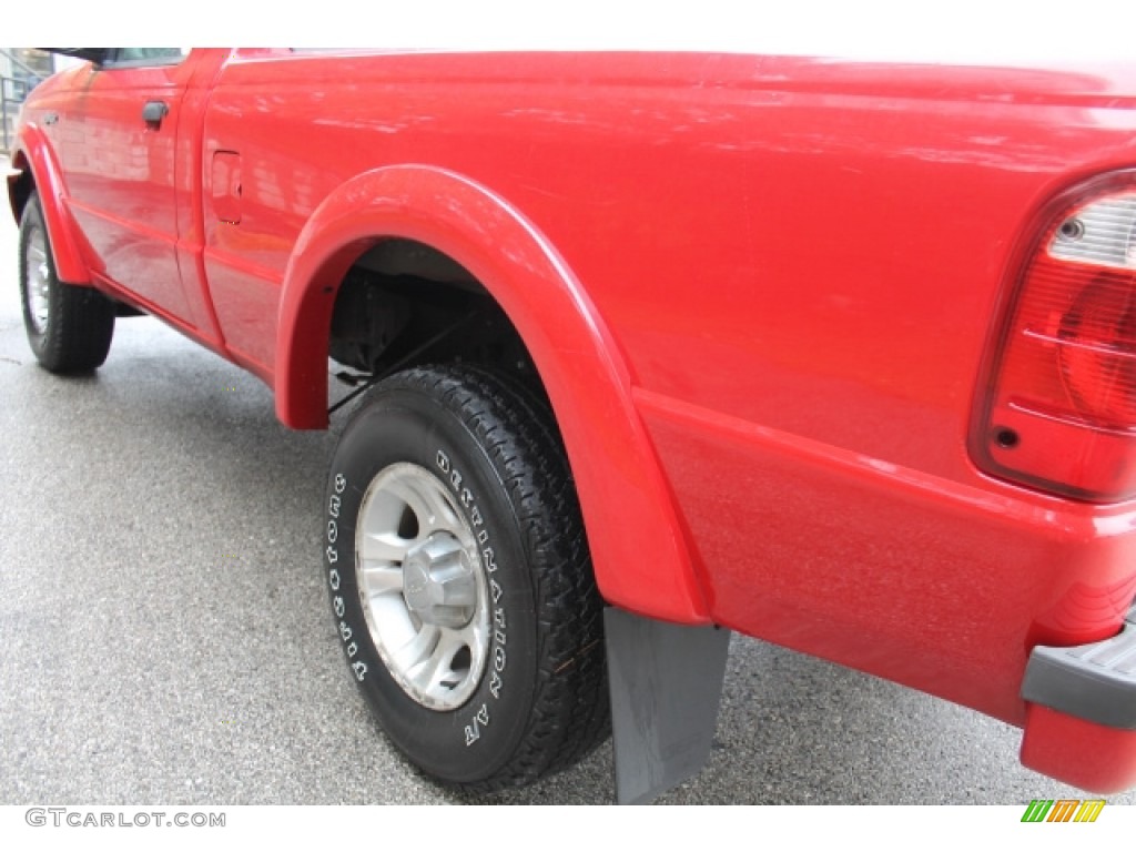 2003 Ranger Edge Regular Cab - Bright Red / Dark Graphite photo #4