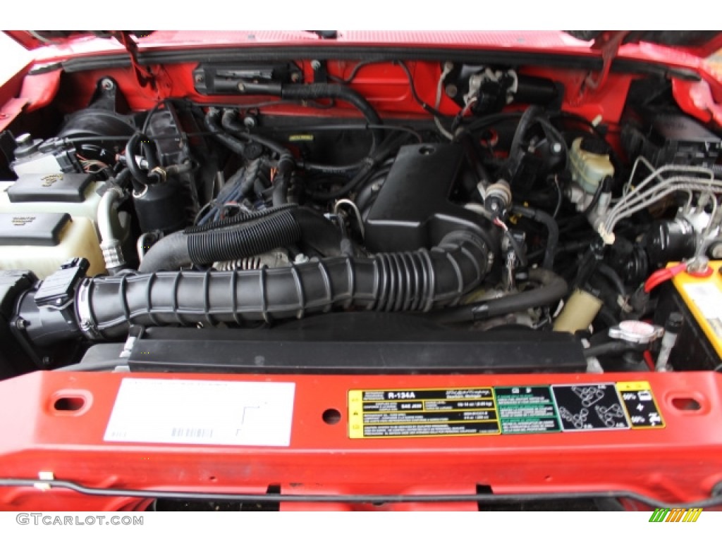 2003 Ranger Edge Regular Cab - Bright Red / Dark Graphite photo #7
