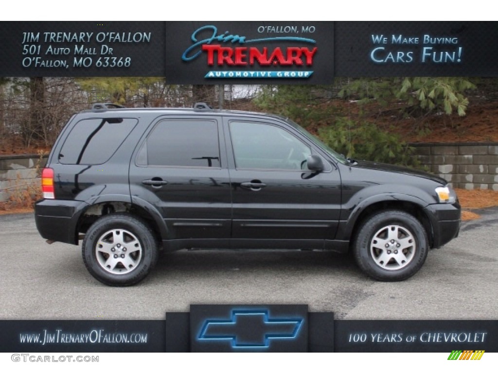 2005 Escape Limited 4WD - Black / Medium/Dark Pebble Beige photo #1