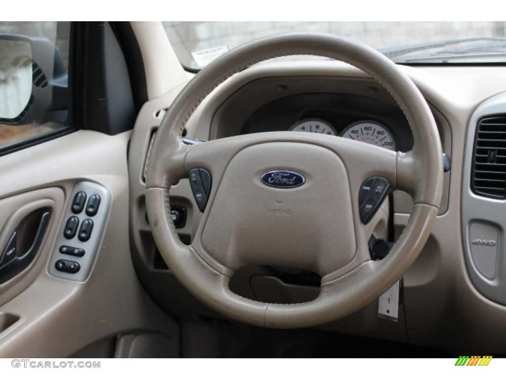 2005 Escape Limited 4WD - Black / Medium/Dark Pebble Beige photo #11