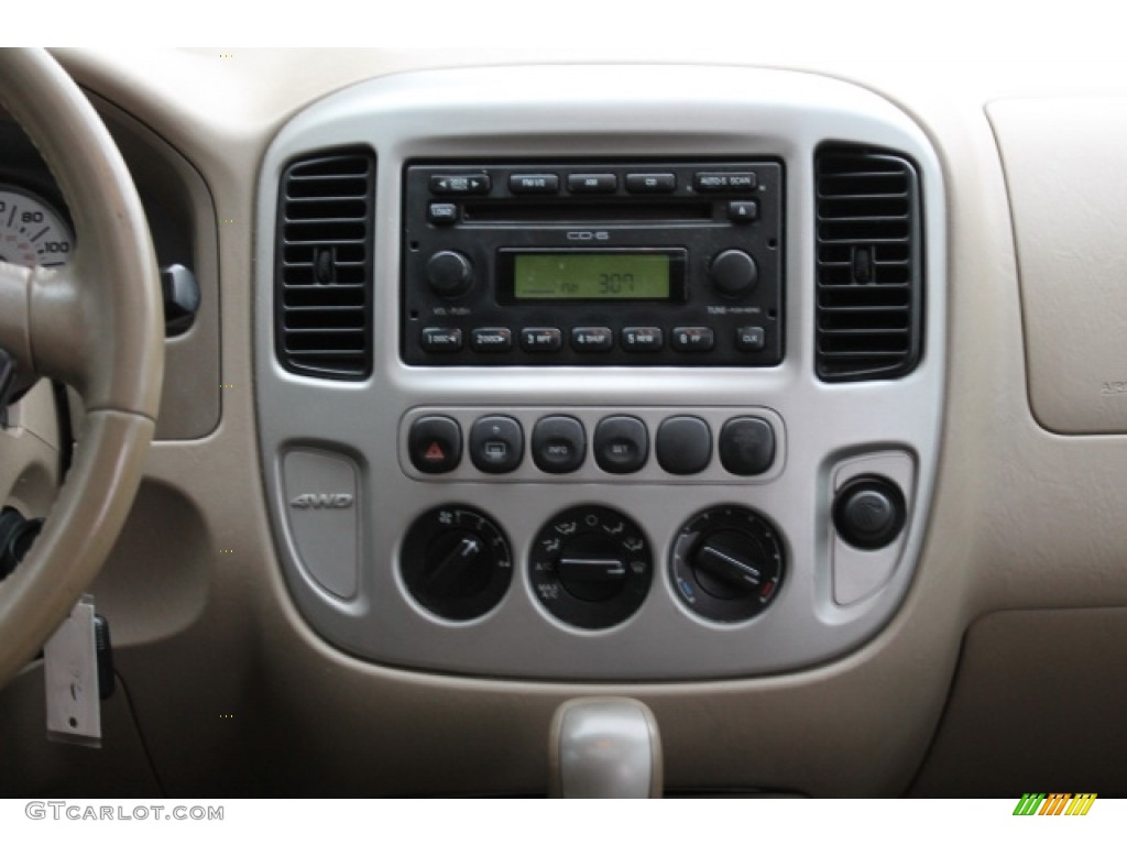 2005 Escape Limited 4WD - Black / Medium/Dark Pebble Beige photo #12