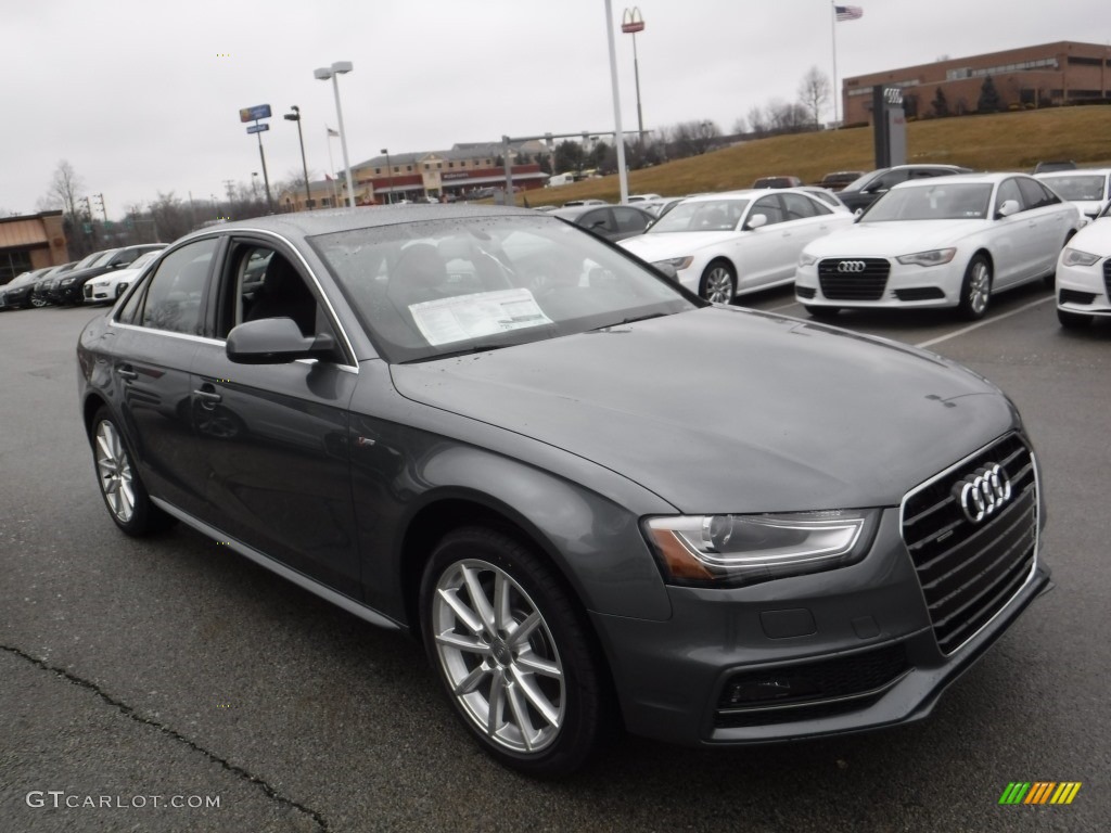 Monsoon Gray Metallic 2016 Audi A4 2.0T Premium quattro Exterior Photo #110852372