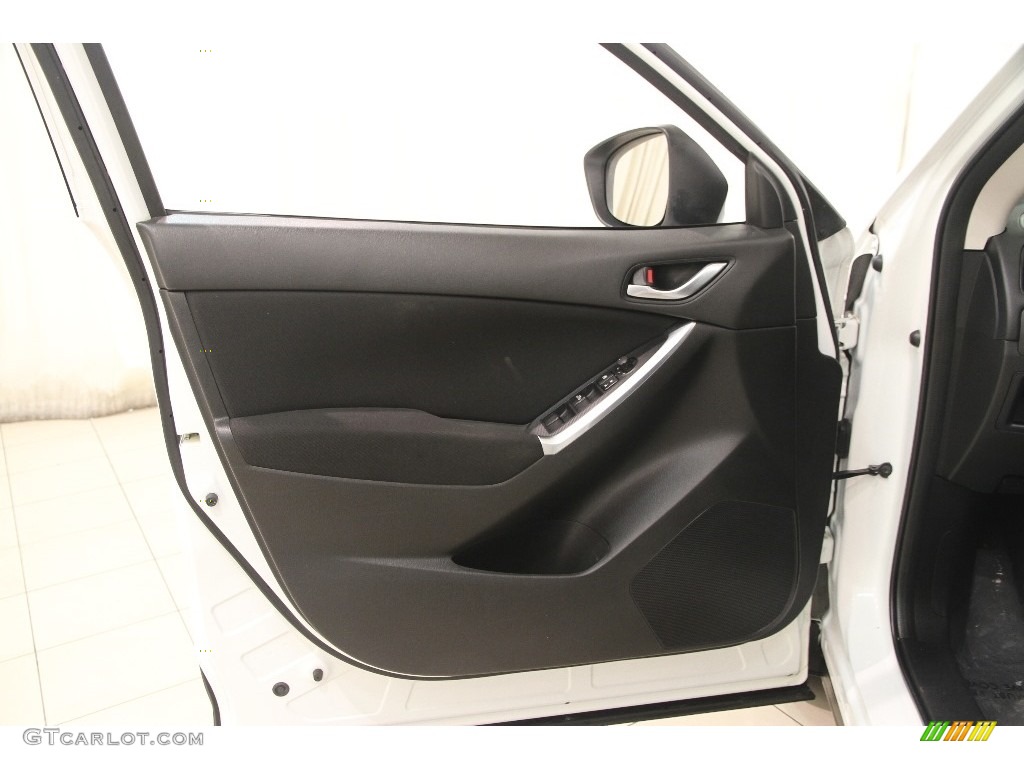 2013 CX-5 Touring AWD - Crystal White Pearl Mica / Black photo #4