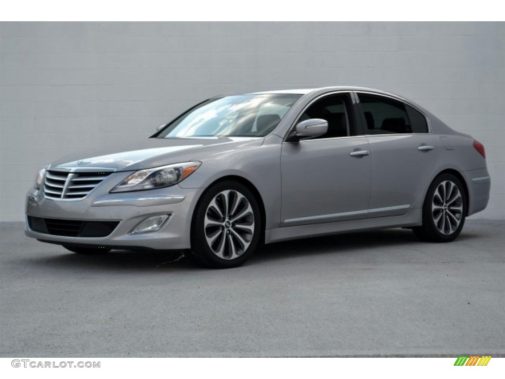 2013 Genesis 5.0 R Spec Sedan - Titanium Gray Metallic / Jet Black photo #4