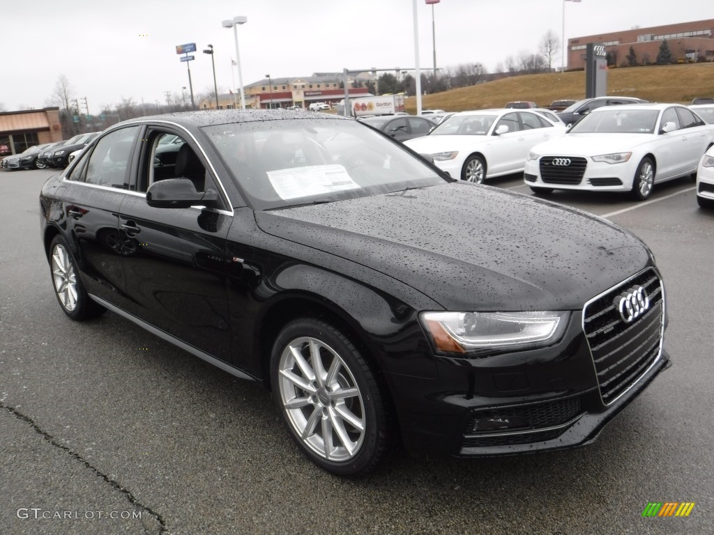Mythos Black Metallic 2016 Audi A4 2.0T Premium quattro Exterior Photo #110853533
