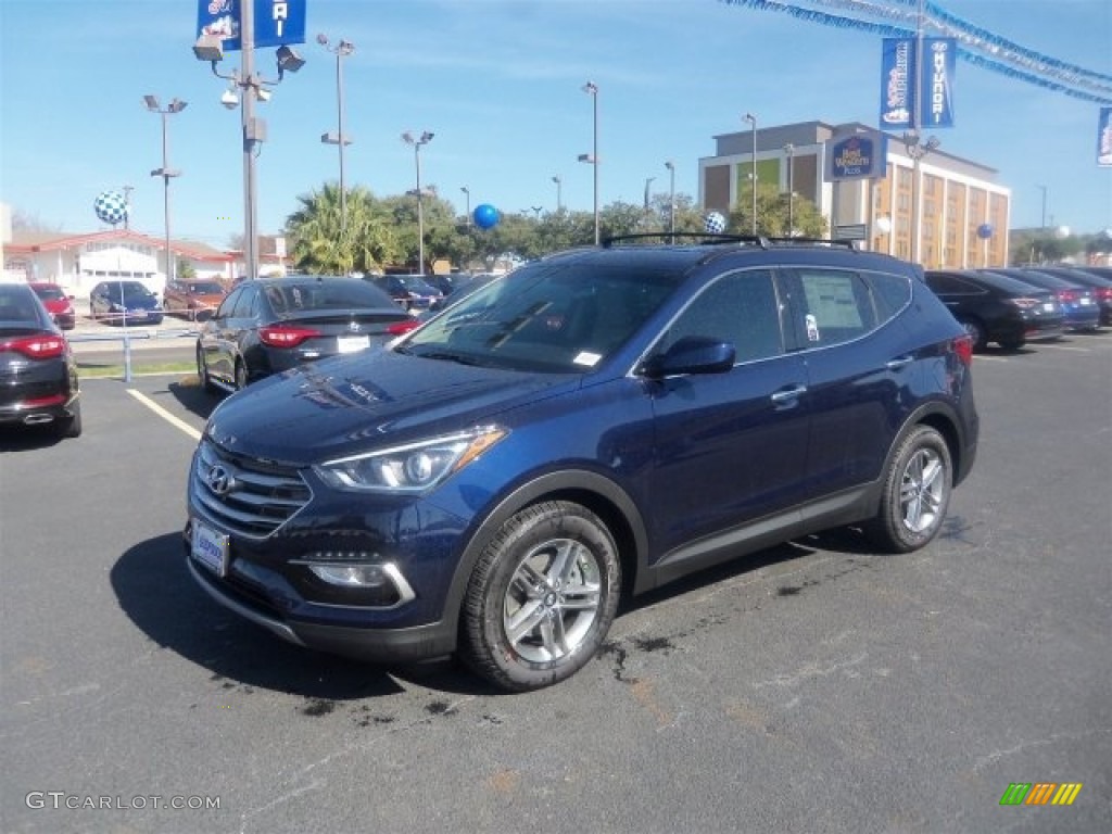 Nightfall Blue 2017 Hyundai Santa Fe Sport FWD Exterior Photo #110854022