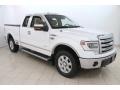 White Platinum Metallic Tri-Coat 2013 Ford F150 FX4 SuperCab 4x4