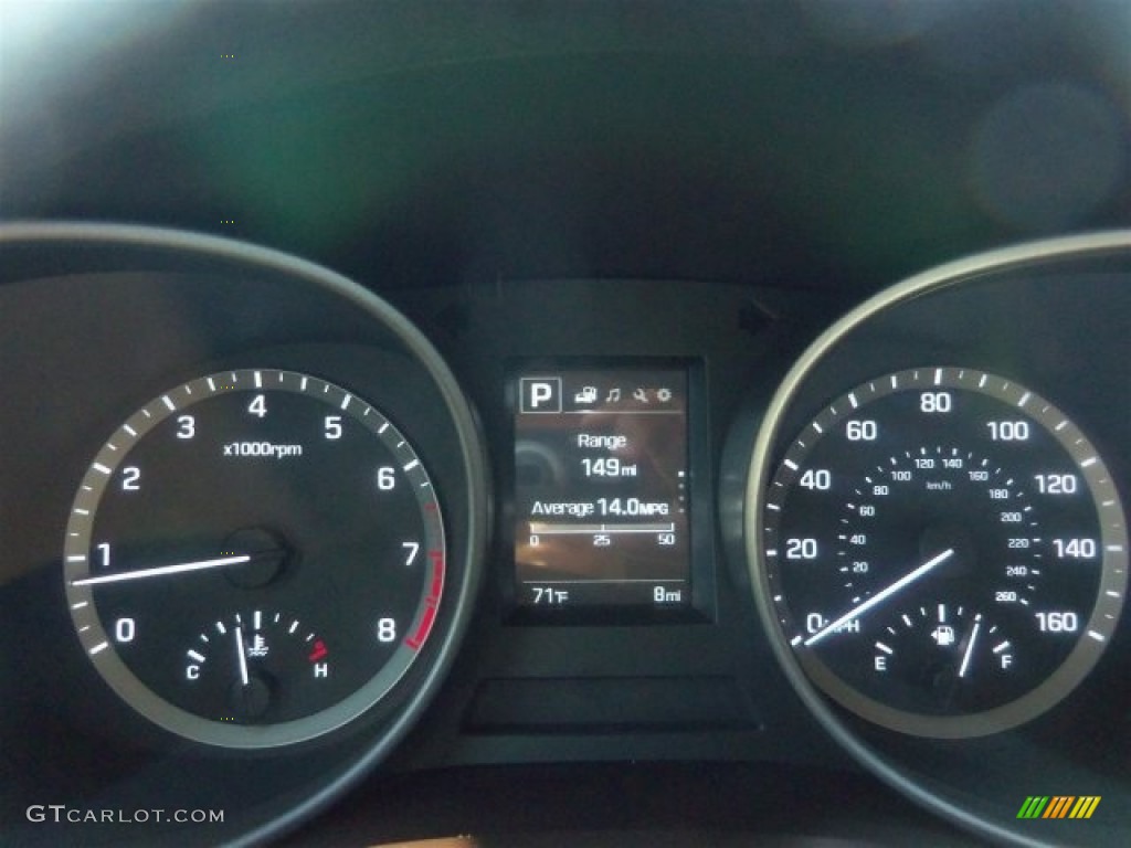 2017 Hyundai Santa Fe Sport FWD Gauges Photos