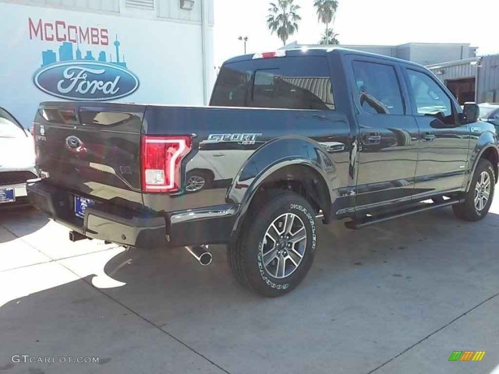 2016 F150 XLT SuperCrew 4x4 - Lithium Gray / Black photo #12