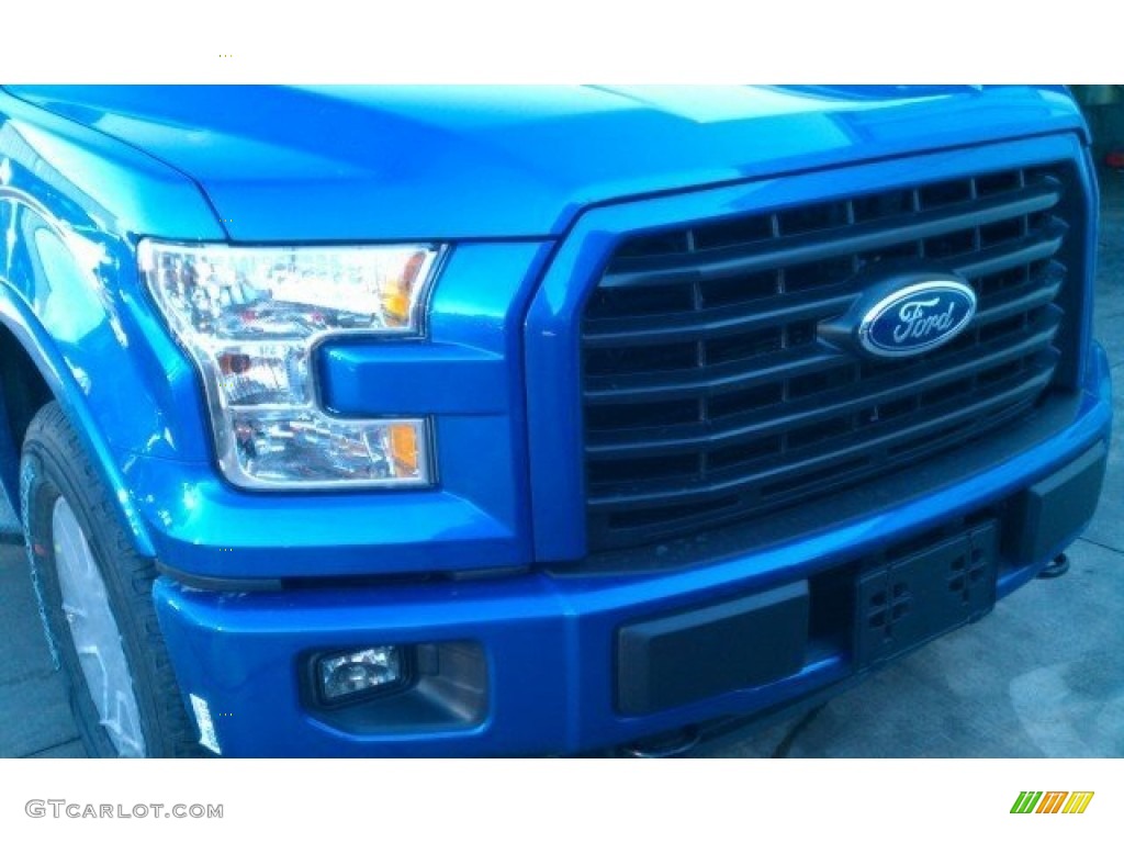 2016 F150 XLT SuperCrew 4x4 - Blue Flame / Black photo #24