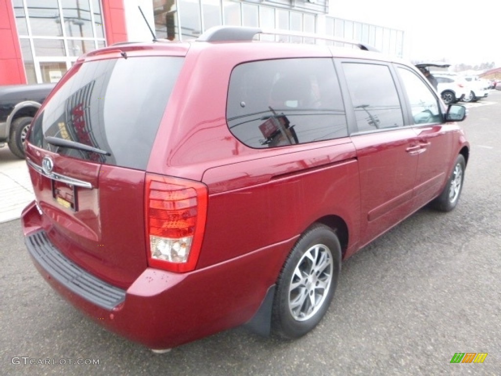 2014 Sedona LX - Claret Red / Gray photo #8