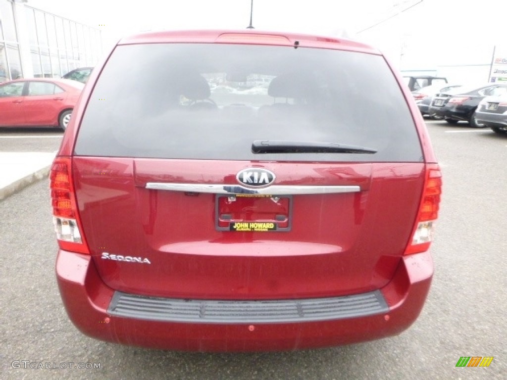 2014 Sedona LX - Claret Red / Gray photo #9