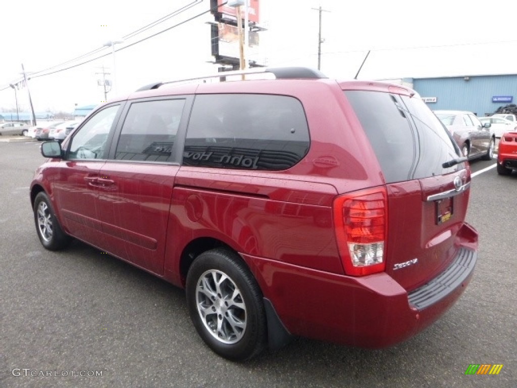 2014 Sedona LX - Claret Red / Gray photo #10