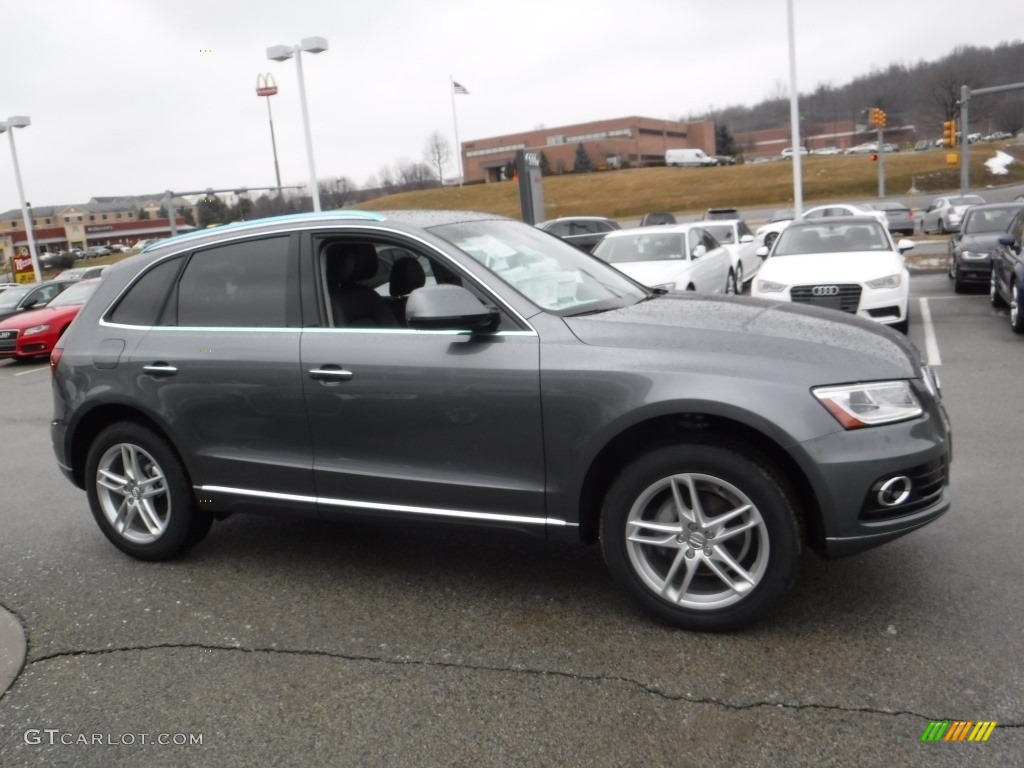 2016 Q5 2.0 TFSI Premium quattro - Monsoon Gray Metallic / Black photo #9