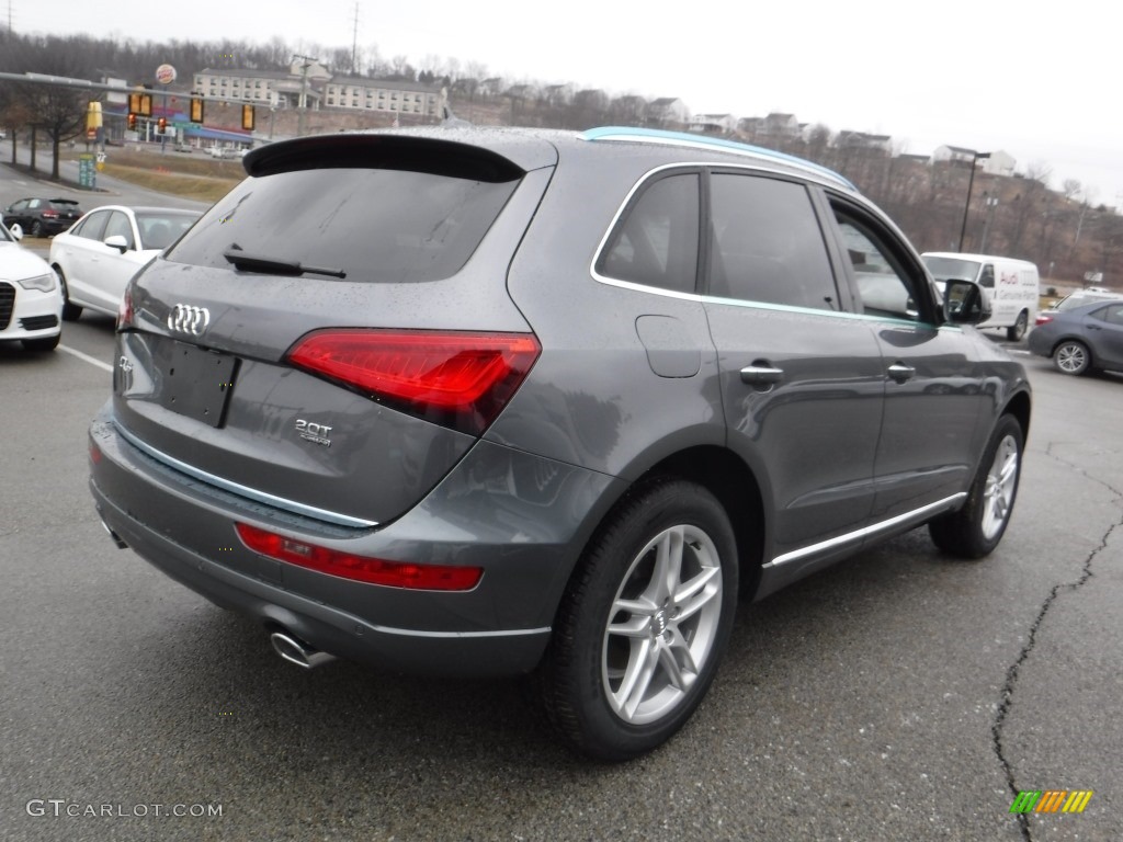 2016 Q5 2.0 TFSI Premium quattro - Monsoon Gray Metallic / Black photo #12