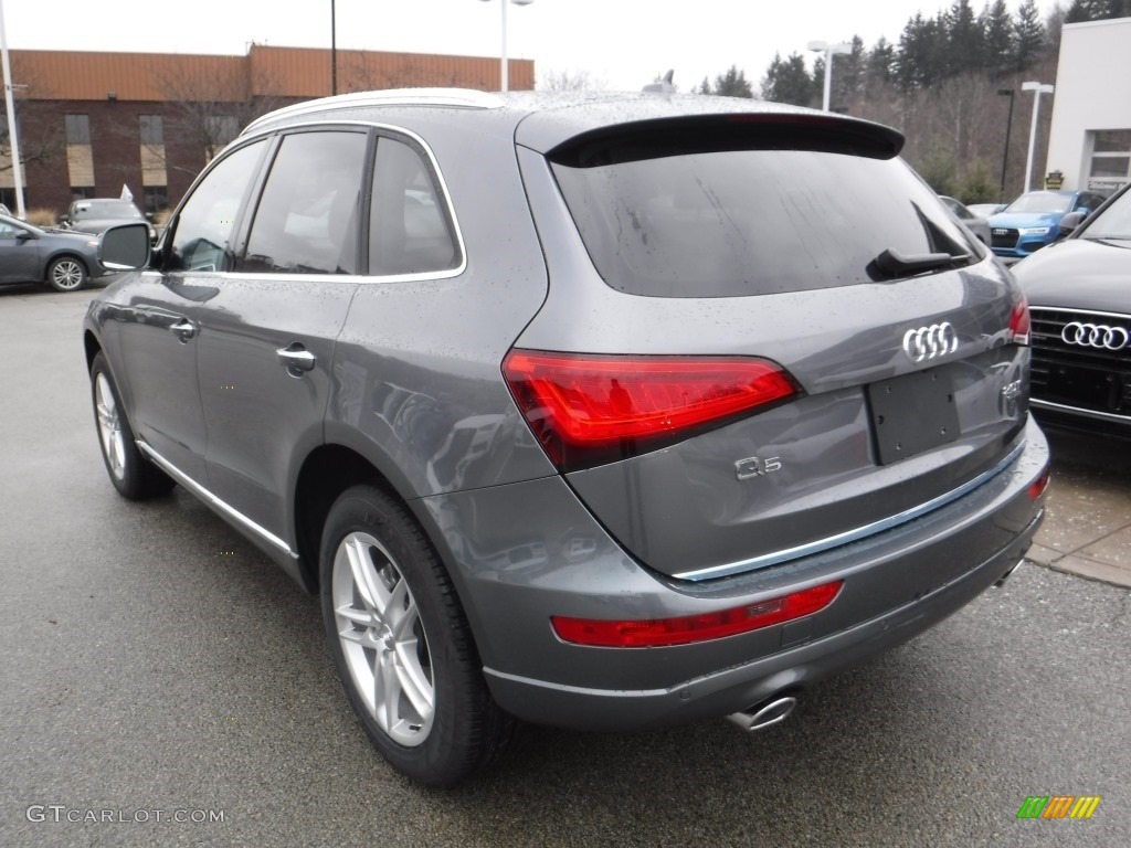 2016 Q5 2.0 TFSI Premium quattro - Monsoon Gray Metallic / Black photo #14